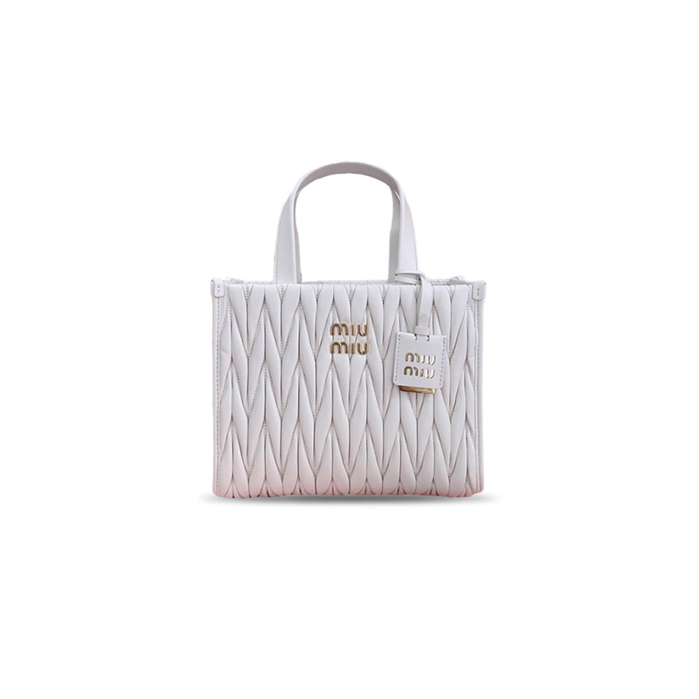 MIU MIU MATELASSÉ SHOULDER BAG 5BG263 (24*20.5*8cm)